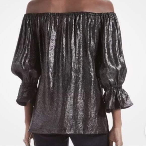 NWT Lucky Brand Off the Shoulder Moto Top - Picture 2 of 8